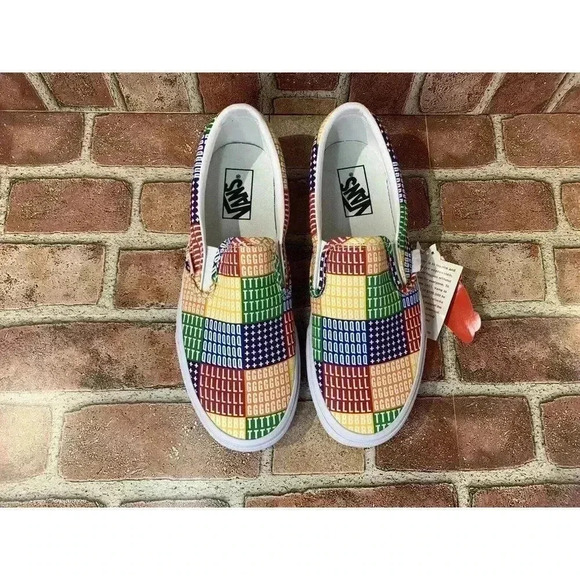 VANS Classic Slip On PRIDE LGBTQ+ Men Women Multicolor Rainbow Sz 8 main image 5